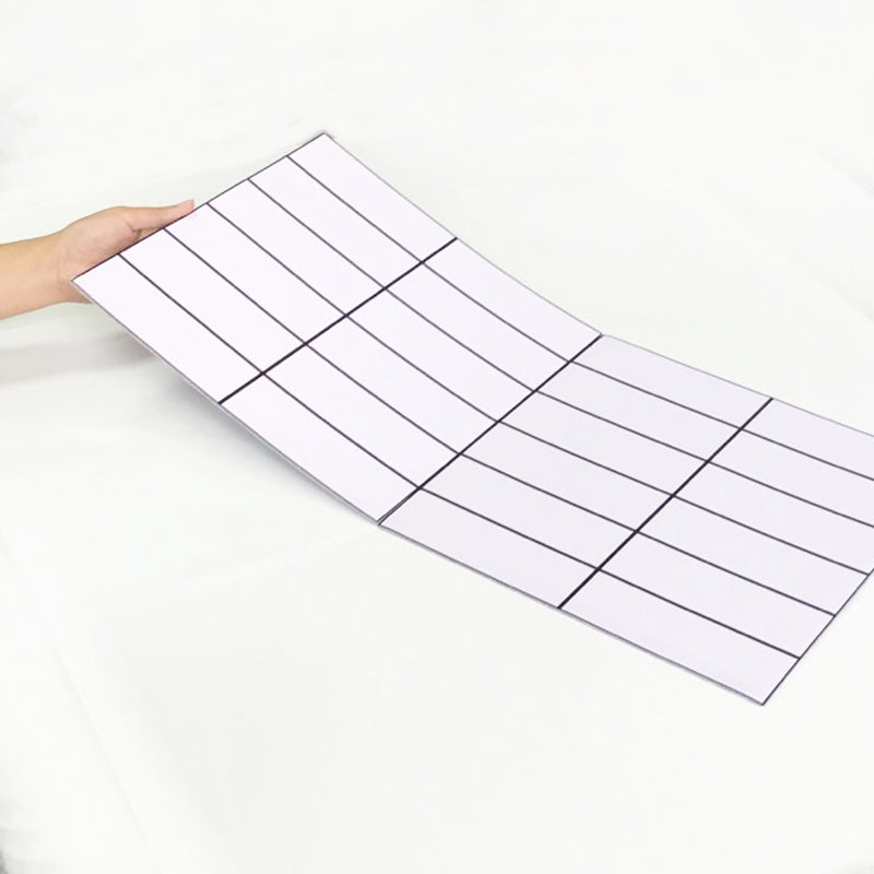 Tile-Peel & Stick Rectangle White Plastic Waterproof Tile-Peel & Stick for Shower 10 Pack