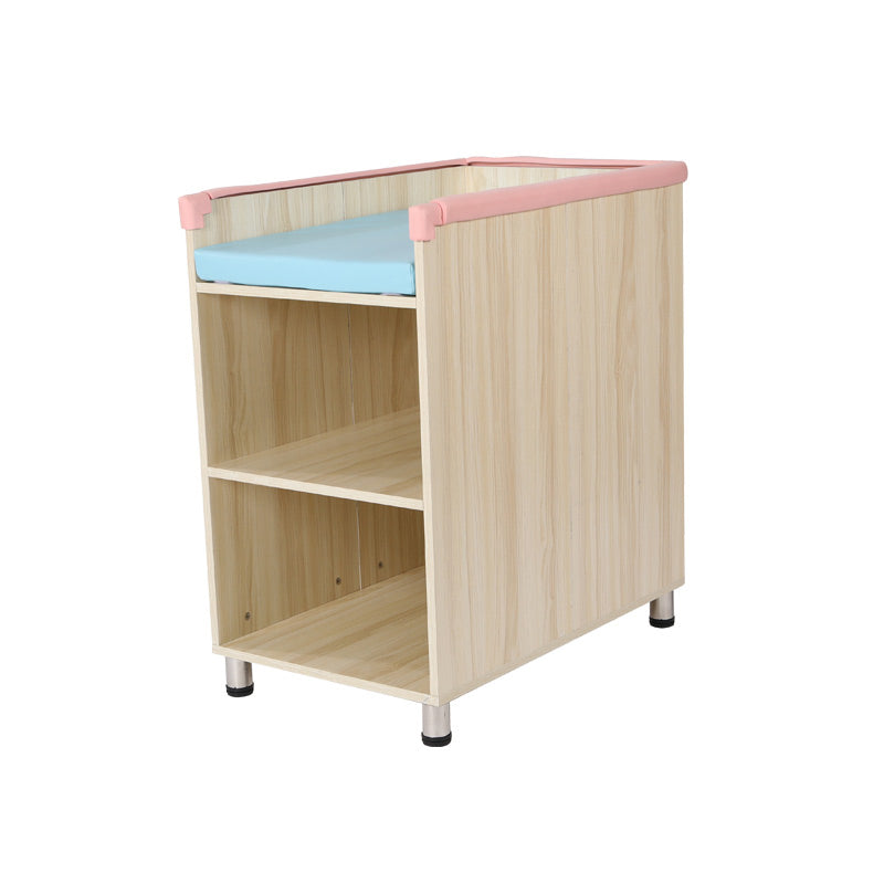 Modern Wooden Changing Table Dresser with Storage, Flat Top 2-in-1 Changing Table