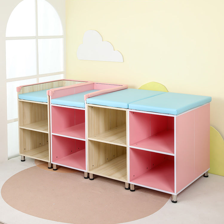 Modern Wooden Changing Table Dresser with Storage, Flat Top 2-in-1 Changing Table