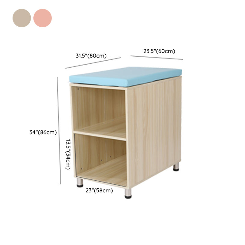 Modern Wooden Changing Table Dresser with Storage, Flat Top 2-in-1 Changing Table