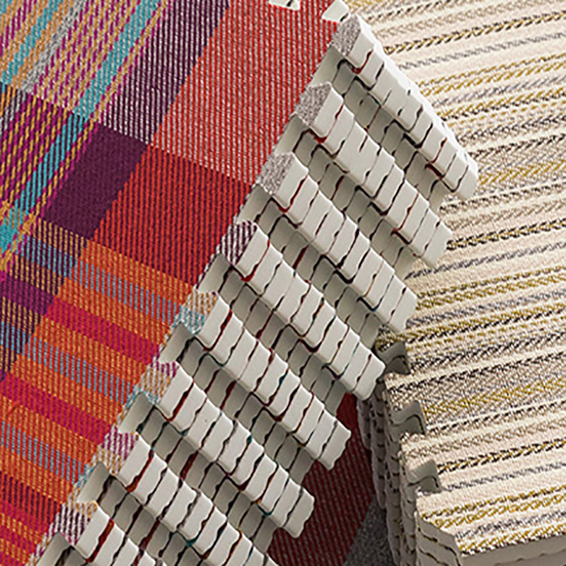 Basic Carpet Tiles Interlocking Stripe Pattern Square Carpet Tiles