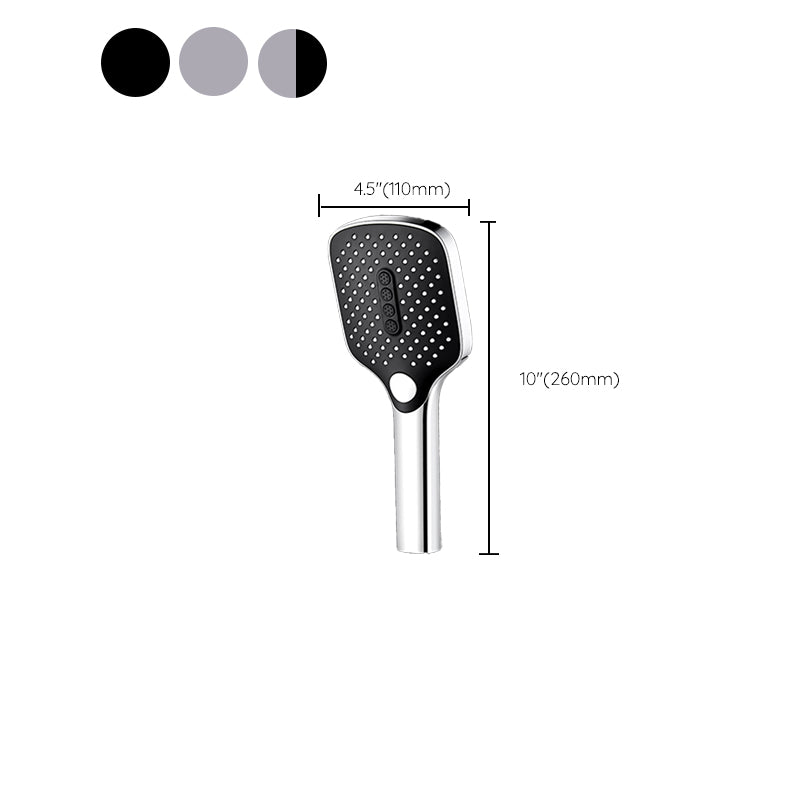 Handheld Shower Head 3 Settings Adjustable Spray Pattern Showerhead