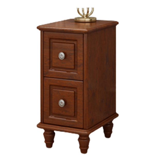 Wooden Kids Bedside Table Narrow Nightstand Kids Bedside Table