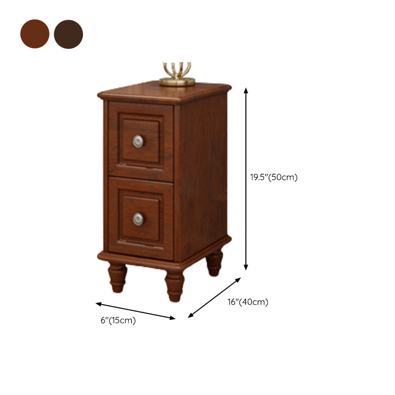 Wooden Kids Bedside Table Narrow Nightstand Kids Bedside Table