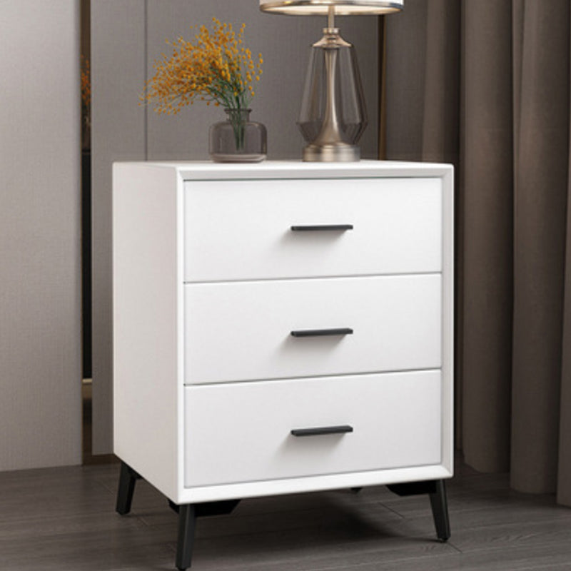 Modern Pine Night Table Drawer Storage Nightstand with Legs for Bedroom