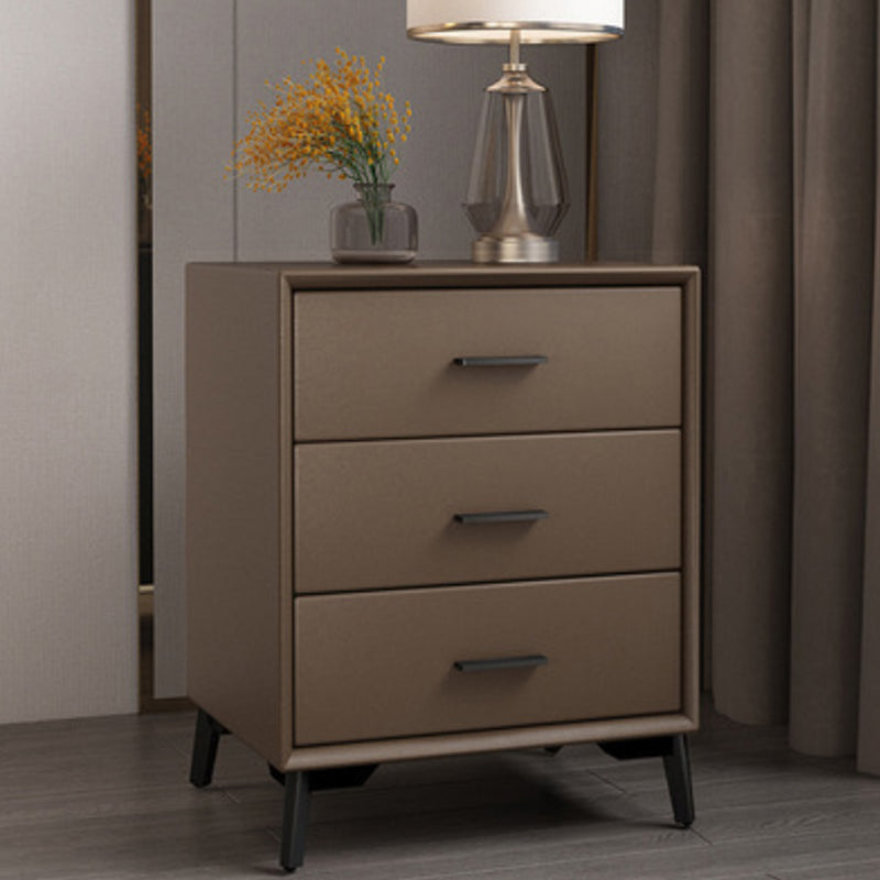 Modern Pine Night Table Drawer Storage Nightstand with Legs for Bedroom