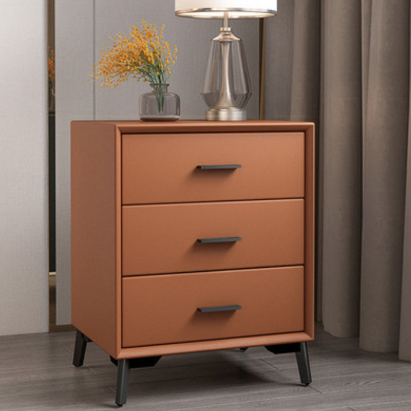 Modern Pine Night Table Drawer Storage Nightstand with Legs for Bedroom