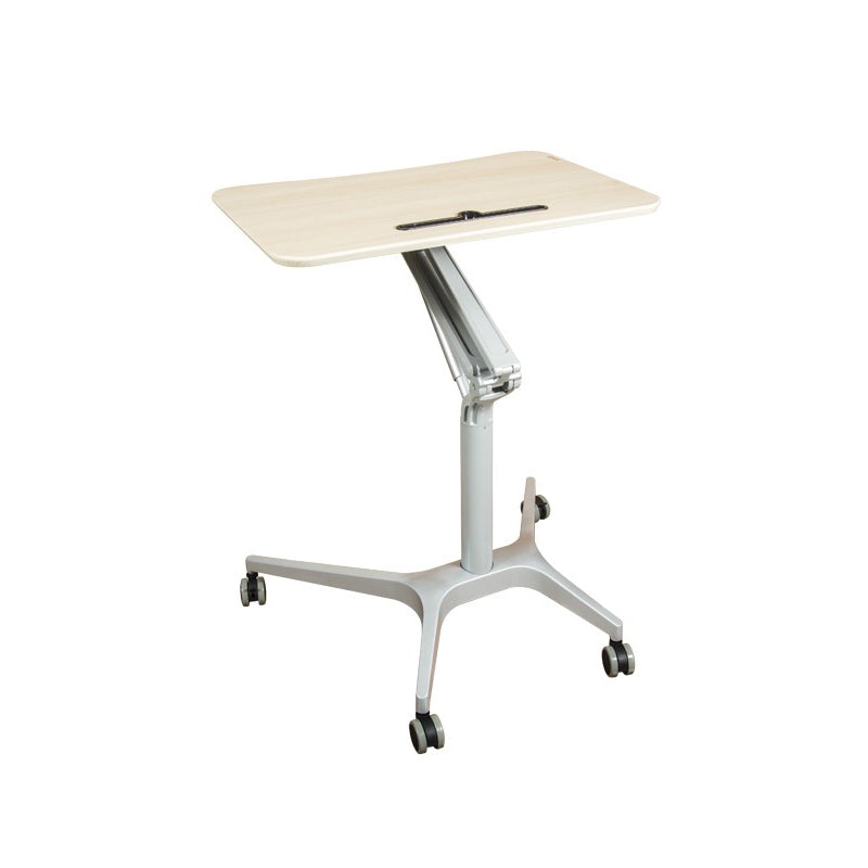 Modern Style Task Desk Rectangular Shape Writing Desk with Wheels