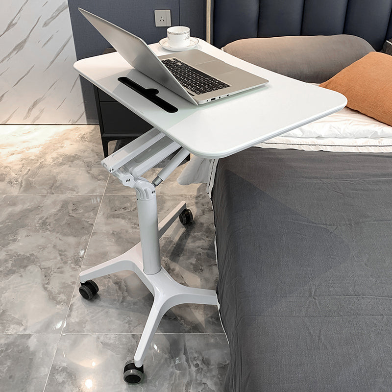 Modern Style Task Desk Rectangular Shape Writing Desk with Wheels