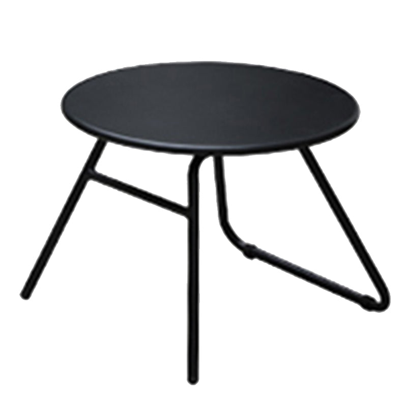 Black Metal Bistro Table Set 1/3/4/5 Pieces Round Dining Table Set