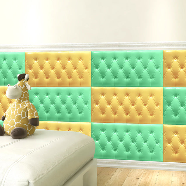 Modern Style Foam Waterproof Wall Paneling Bed Room 3D Embossed Wall Paneling