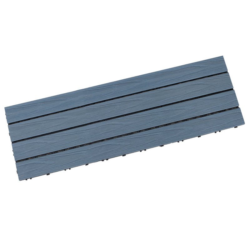 Deck Plank Interlocking Manufactured Wood Flooring Tiles Outdoor Flooring