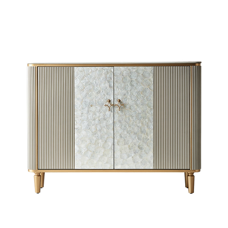 Glam Sideboard Cabinets Included Buffet Stand with Storage for Dining Room