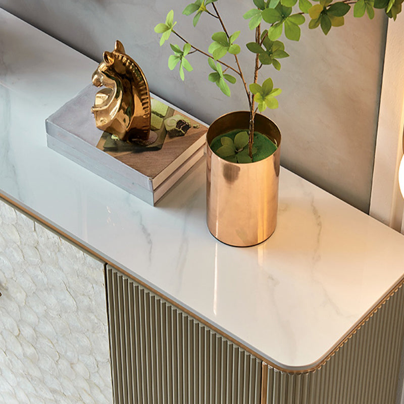 Glam Sideboard Cabinets Included Buffet Stand with Storage for Dining Room