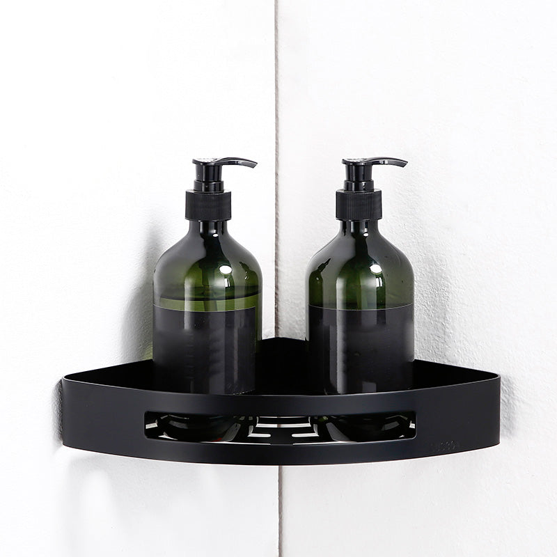 Traditional Bathroom Accessories Hardware Set in Black Metal