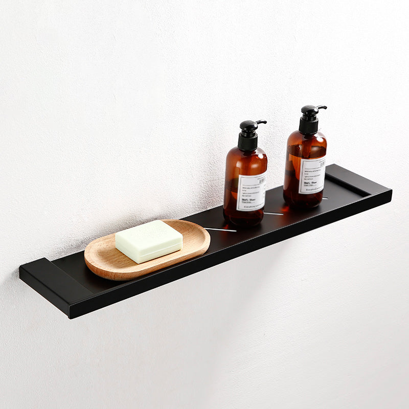 Traditional Bathroom Accessories Hardware Set in Black Metal