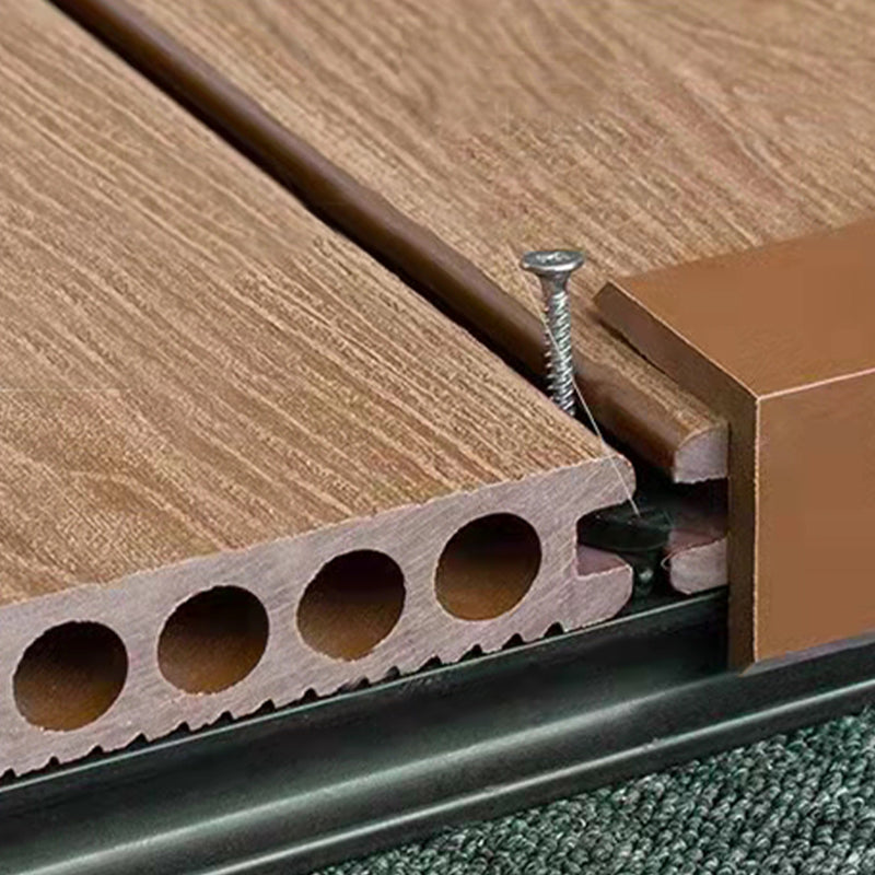 Outdoors Plastic Wood Laminate Plank Flooring Slip Resistant Laminate Floor
