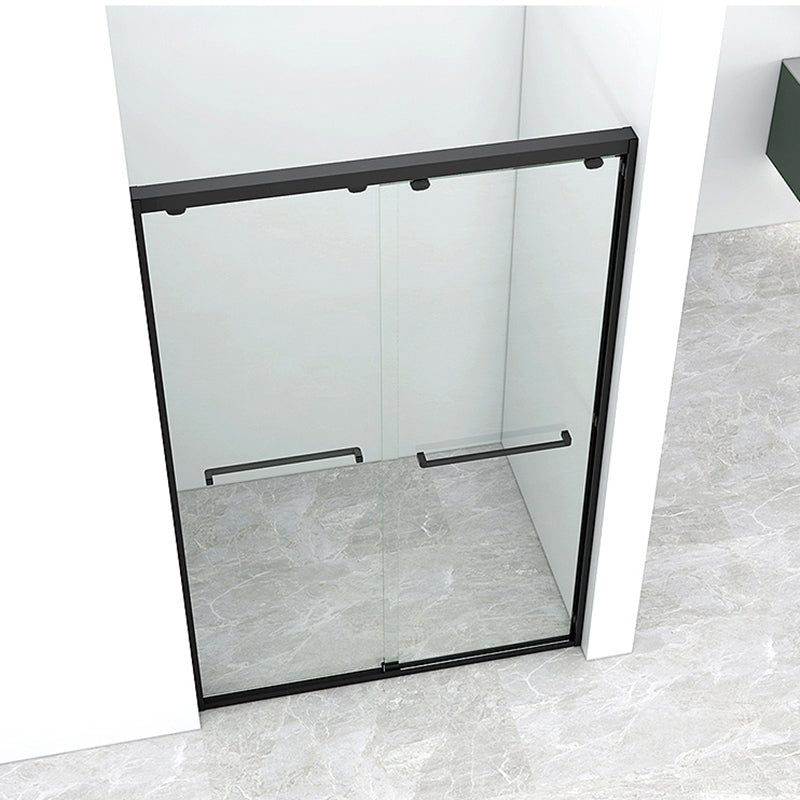 Semi Frameless Transparent Shower Bath Door Double Sliding Shower Bath Door