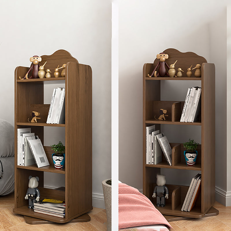 Scandinavian Open Back Bookshelf Freestanding Solid Wood Book Shelf