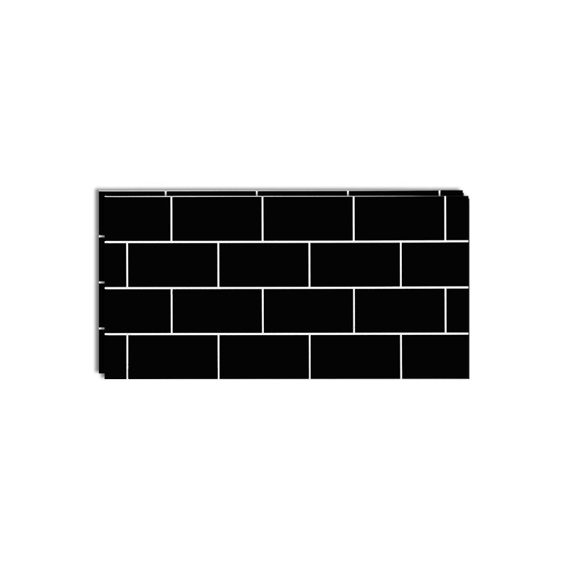 Single Tile Wallpaper Plastic Peel and Stick Wall Tile with Rectangular Shape