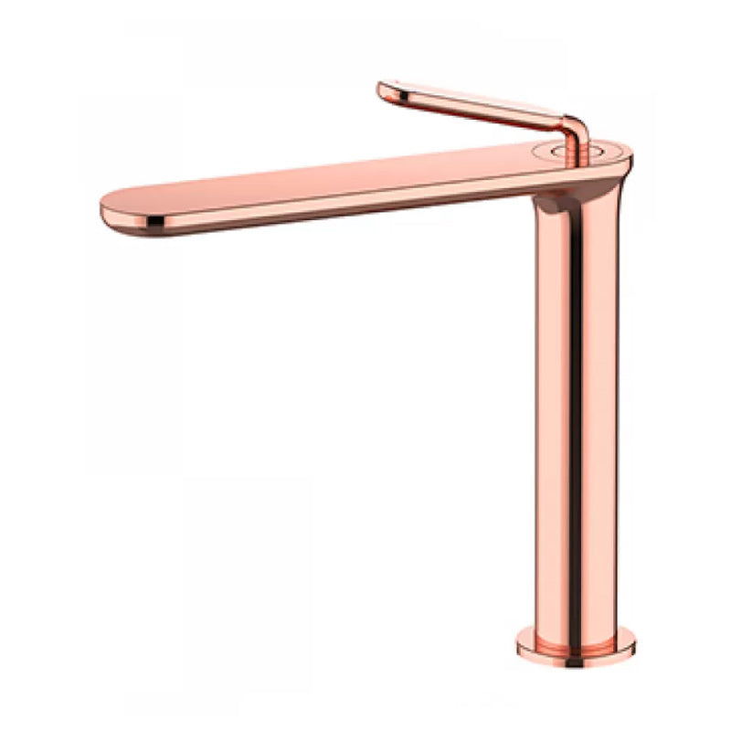 Square Single Hole Sink Faucet Low Arc Bathroom Brass Sink Faucet