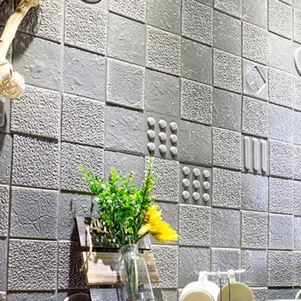 Home Indoor Wall Panel 3D Print Bricks Peel and Stick Wall Paneling