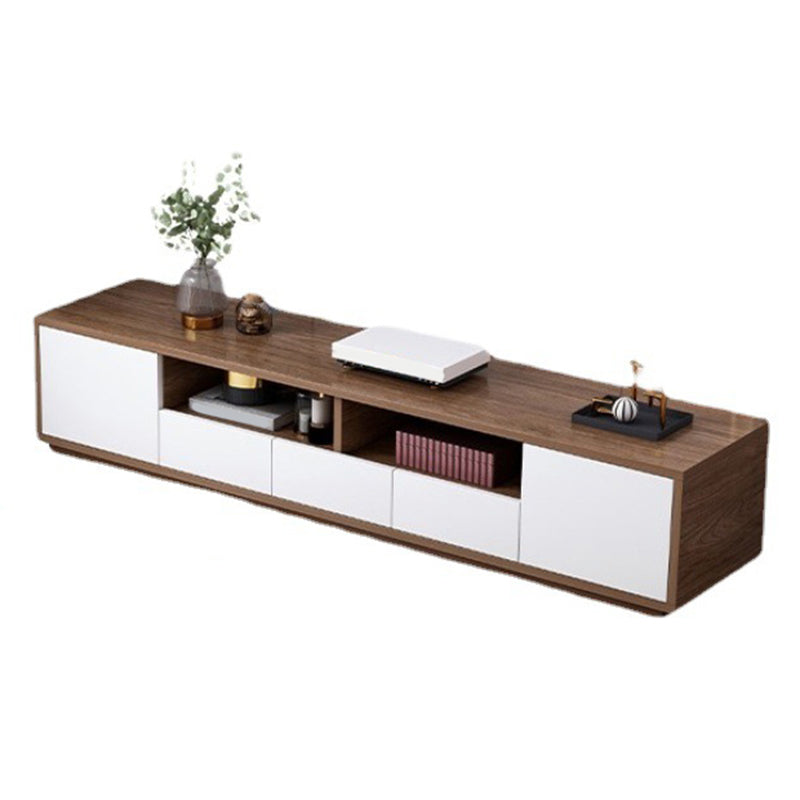 Wooden TV Stand Console Scandinavian TV Media Stand with Drawers