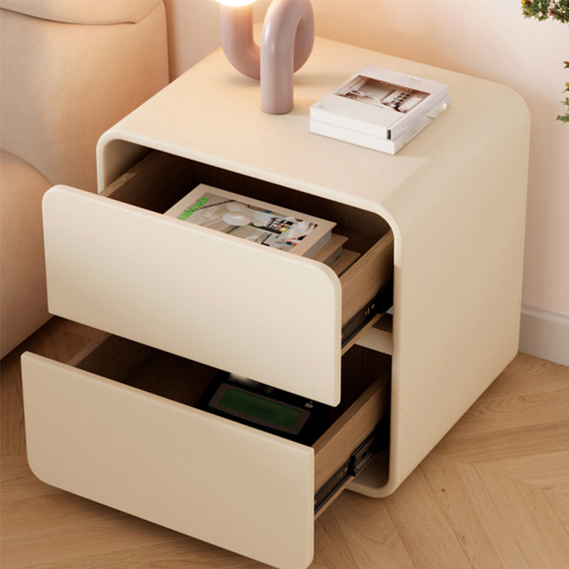 Contemporary Pine Bedside Cabinet Drawer Storage Accent Table Nightstand for Bedroom