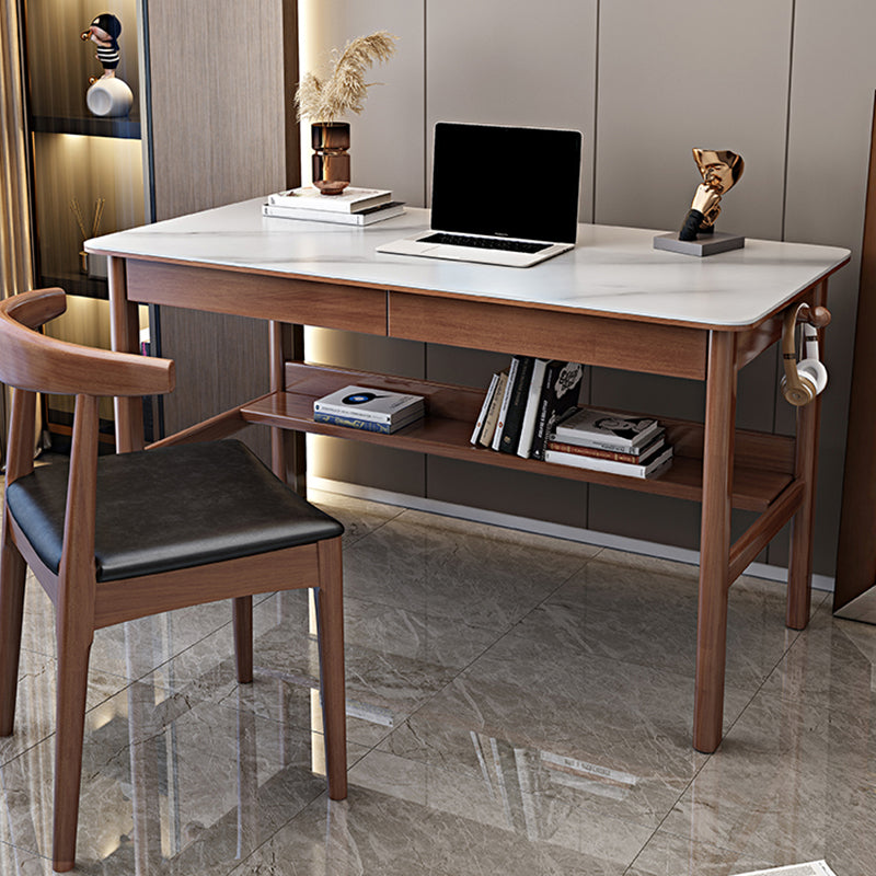 Rectangular Shaped Office Desk Conference Table 4 Legs Writing Desk for Home