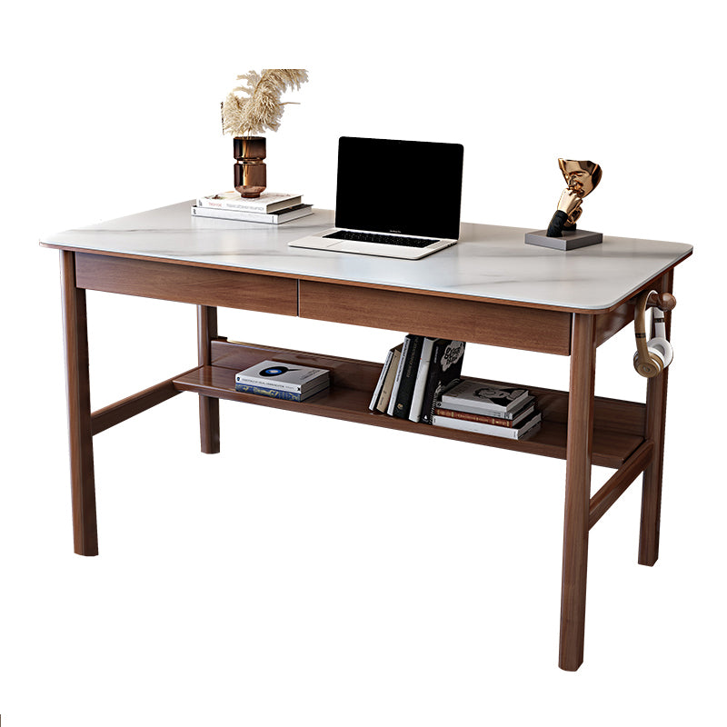 Rectangular Shaped Office Desk Conference Table 4 Legs Writing Desk for Home