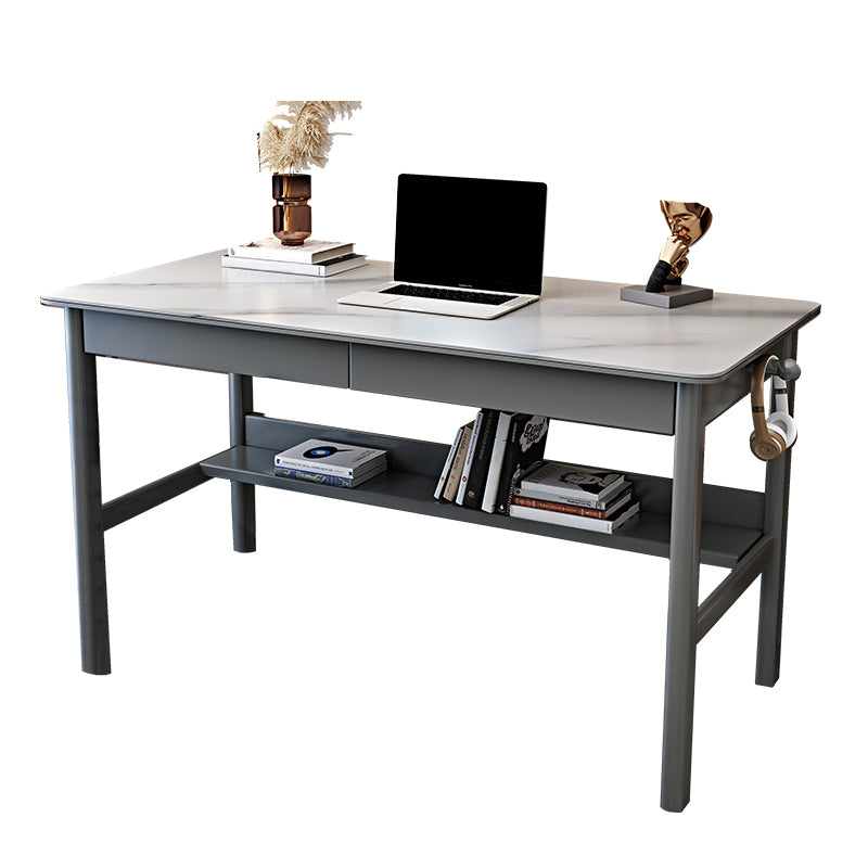 Rectangular Shaped Office Desk Conference Table 4 Legs Writing Desk for Home