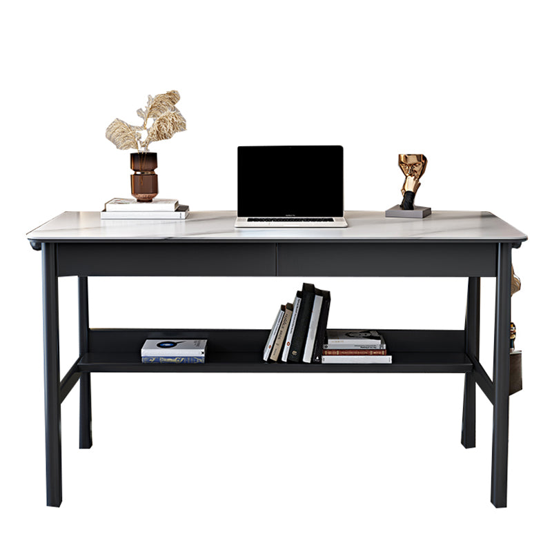 Rectangular Shaped Office Desk Conference Table 4 Legs Writing Desk for Home