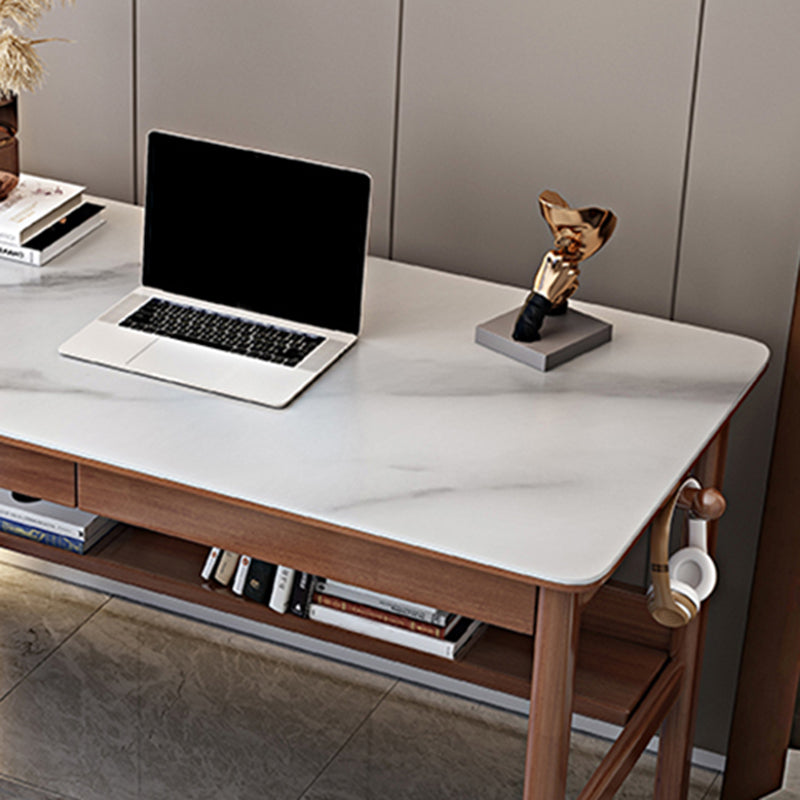 Rectangular Shaped Office Desk Conference Table 4 Legs Writing Desk for Home