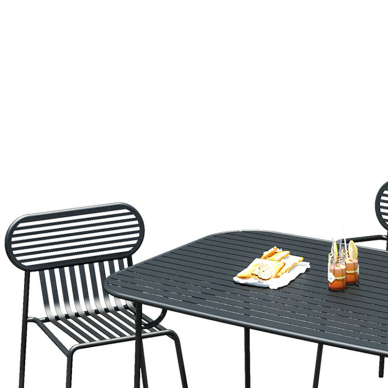 Modern Bistro Table Set 1/6/7 Pcs Metal Bistro Table and Chairs