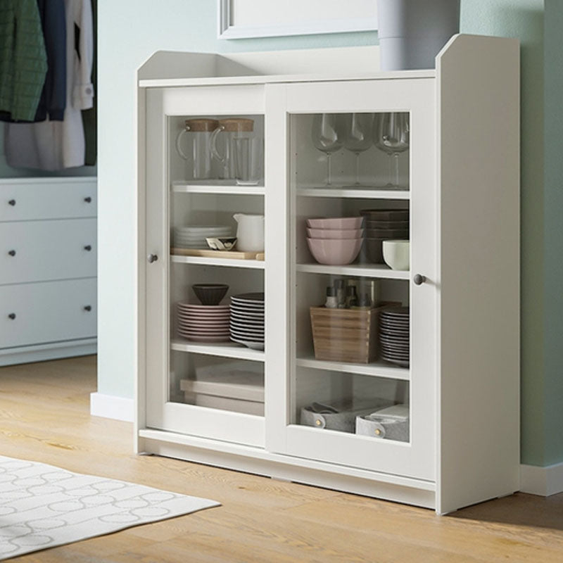 Modern White Sideboard Server Cabinets Included Server for Dining Room