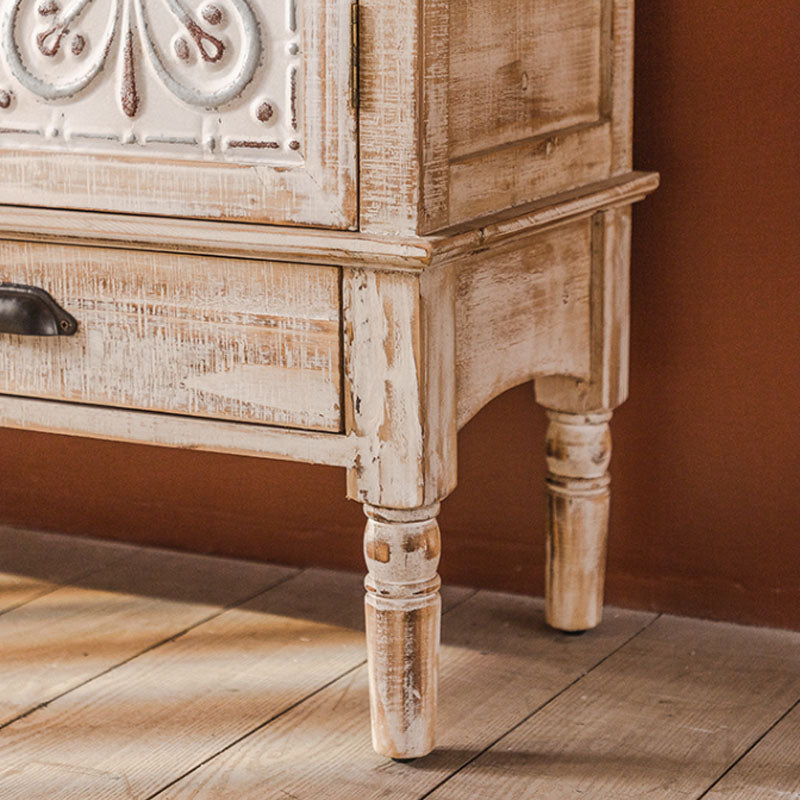 Farmhouse Sideboard Solid Wood Storage Sideboard Buffet with Drawers for Dining Room