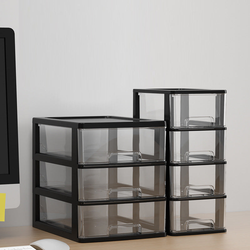 Filing Cabinet Lateral Plastic Modern Filing Cabinet with Drawers for Home and Office