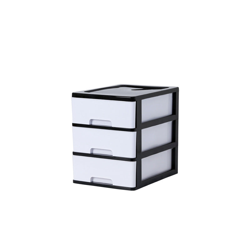 Filing Cabinet Lateral Plastic Modern Filing Cabinet with Drawers for Home and Office