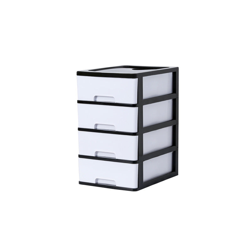 Filing Cabinet Lateral Plastic Modern Filing Cabinet with Drawers for Home and Office