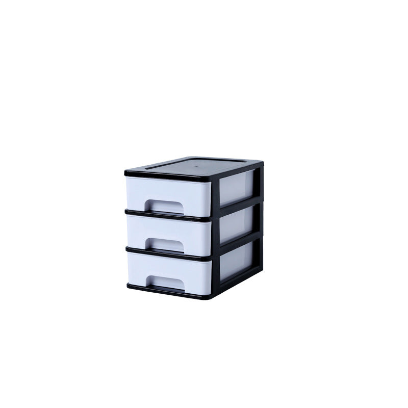 Filing Cabinet Lateral Plastic Modern Filing Cabinet with Drawers for Home and Office