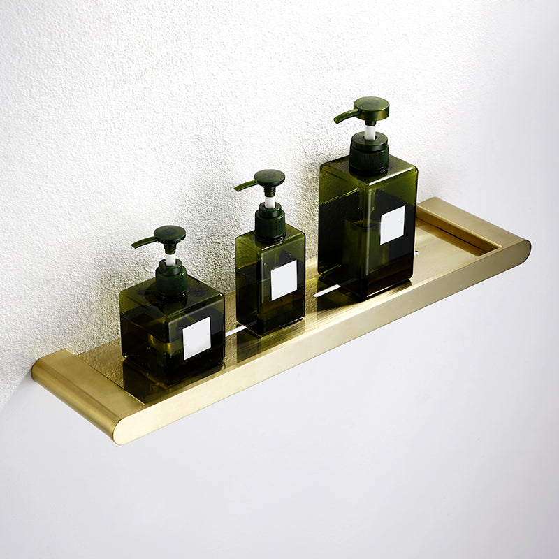 Modern Brushed Brass Bathroom Accessories Hardware Set with Towel Bar