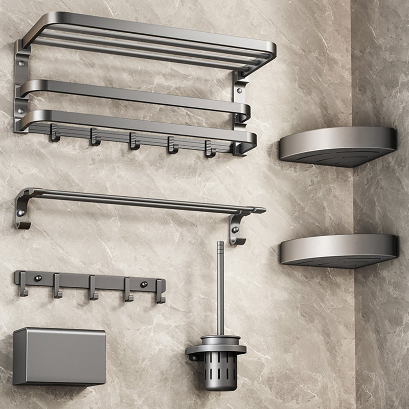 Traditional Bathroom Accessory As Individual Or As a Set in Grey