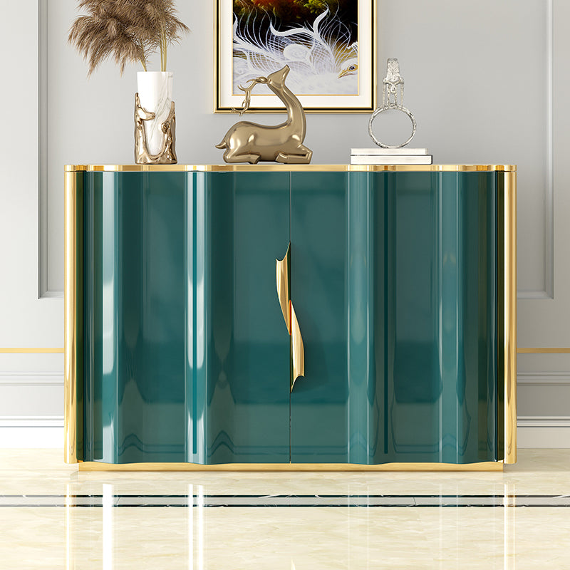 Glam Sideboard Engineered Wood Storage Sideboard Buffet with Doors for Dining Room