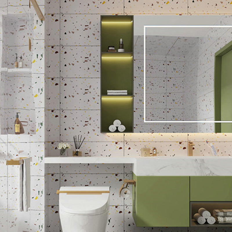 Modern Style Peel & Stick Tile Single Tile Wallpaper with Waterproof