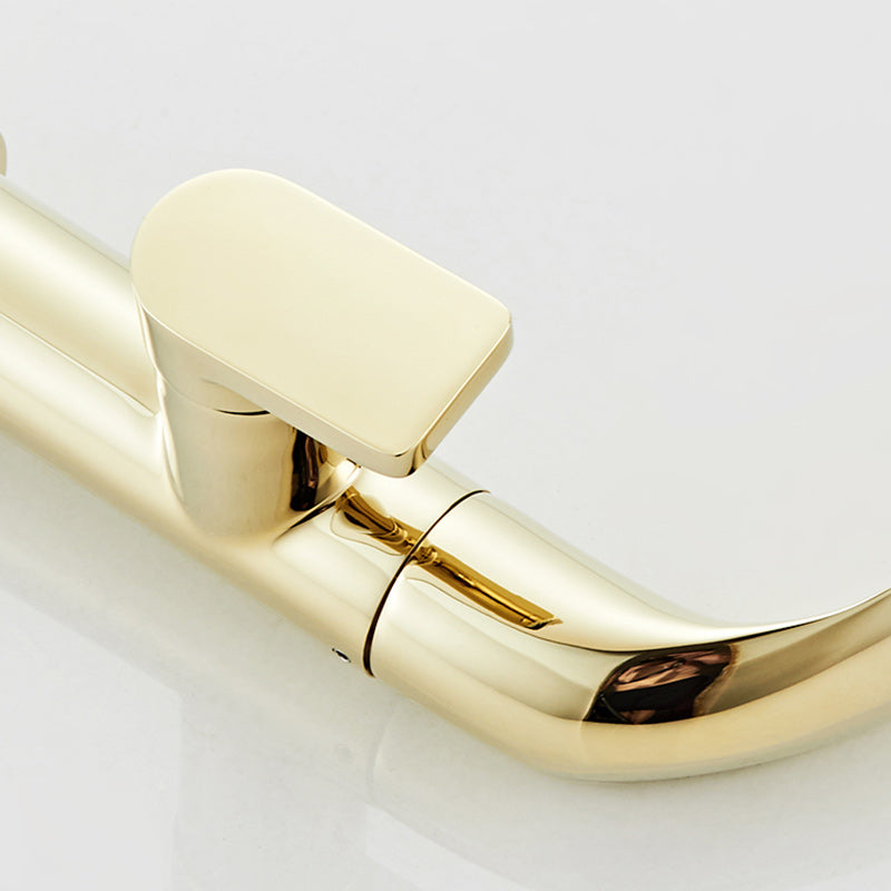 Glam Brass Bathroom Sink Faucet with 1-Handle Lavatory Faucet