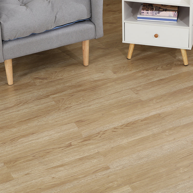 Peel and Stick PVC Flooring Smooth Wood Look Vinyl Flooring for Living Room