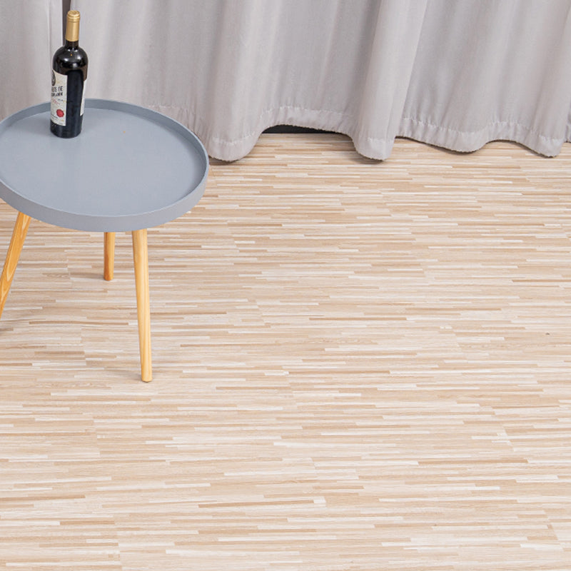 Peel and Stick PVC Flooring Smooth Wood Look Vinyl Flooring for Living Room