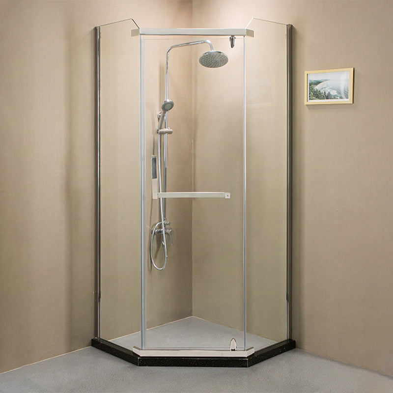 Pivot Transparent Shower Bath Door Transparent Shower Door with Door Handle