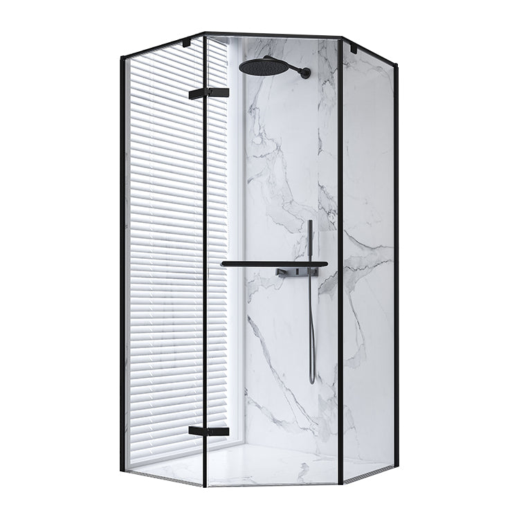 Neo-Angle Shower Enclosure Semi Frameless Door Hinged Shower Room