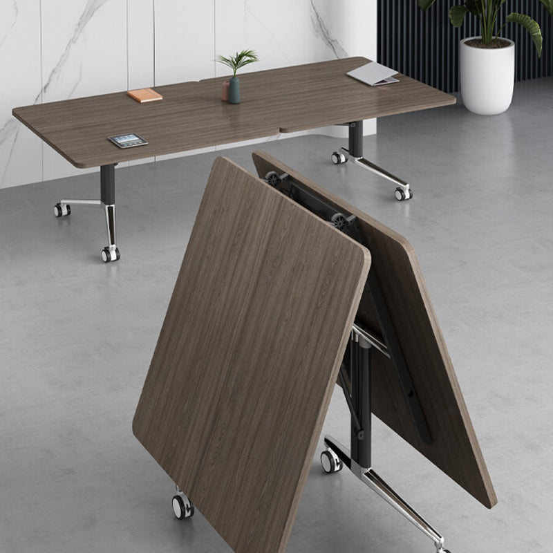 Rectangular Shape Modern Style Office Desk Wooden Task Desk with 2 Legs for Office